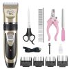 Dog Clippers Low Noise Pet Clippers Rechargeable Trimmer Cordless Grooming Tool